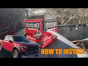 Installing the Herculiner Roll On Bedliner - Gen 2 Ford Raptor
