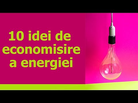 10 idei de economisire a energiei