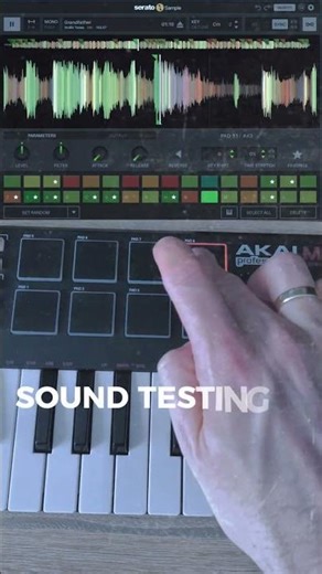 Sound Testing with Sorato Sample! #producerlife #akaimpkmini #beatmaker