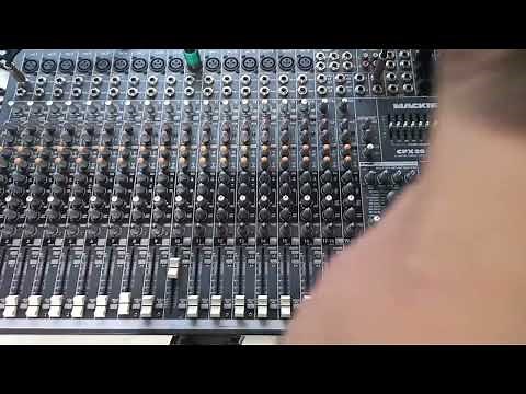 mackie CFX20 mixer como usar!!!! parte 1