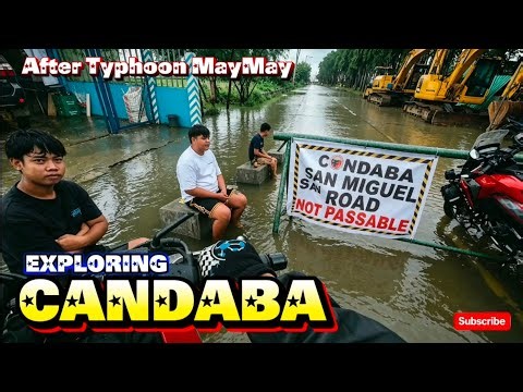 Exploring Candaba Pampanga After Typhoon MayMay | Short Ride Tour Update August 12,2026