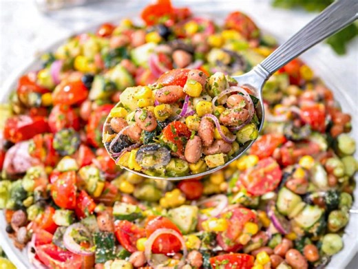 Pinto Bean Salad (Easy Canned Pinto Beans Recipe) - The Plant Based School