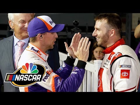 Denny Hamlin truly 'sorry' for passing Matt DiBenedetto late at Bristol | Motorsports on NBC