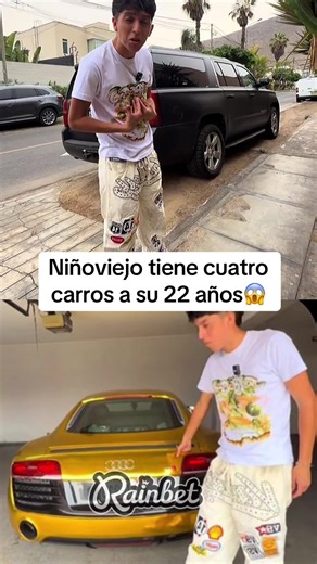 Niñoviejo y sus cuatro carros a los 22 años