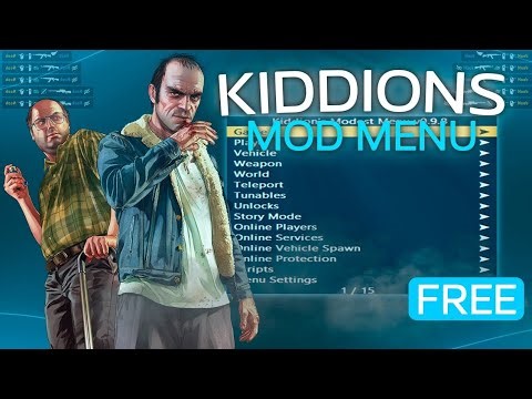 Undetected GTA 5 Mod Menu PC (2025) / Free Kiddions Cheat, Money Hack & Online Mods / Download Tutor