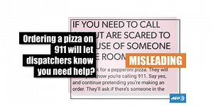 Code word pepperoni: ordering pizza on 911 might not bring help