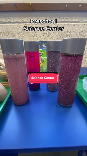 Science Center Fun: Sensory Bottles & Microscopes!