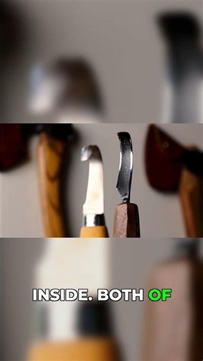 2 Types of Hook Knives & How to Sharpen Them #carving #woodworking #diy