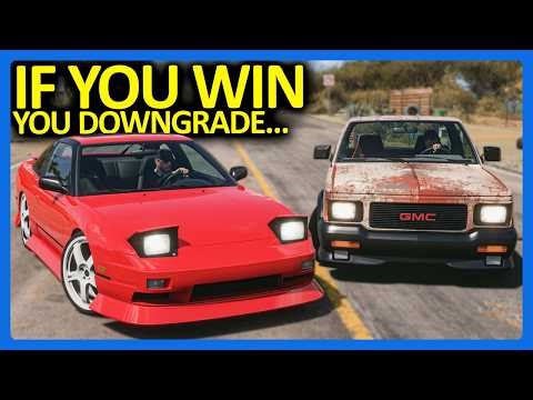 Forza Horizon 5 but If You Win, Your Car Gets Worse...