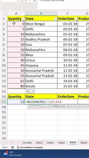 #60 Excel Interview Challenge |Lookup Very close to High Value ? #excel #excelshorts #guideofmad