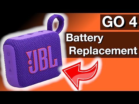 Battery replacement JBL GO4 portable Bluetooth speaker (How to instructions)