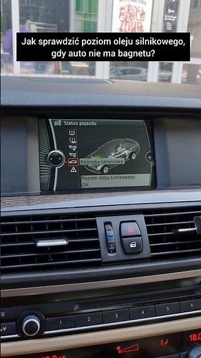 How to check the engine oil level in a car without a dipstick?