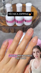 2.5M views · 21K reactions | TÉCNICA DIPPING #nails #nailart #uñasdecoradas #uñashermosas #uñastutorial #belleza #manicura #beauty #dipping #dippingnails | Uñas uno A | Facebook