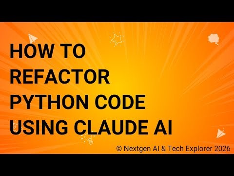 How to Refactor Python Code Using Claude AI