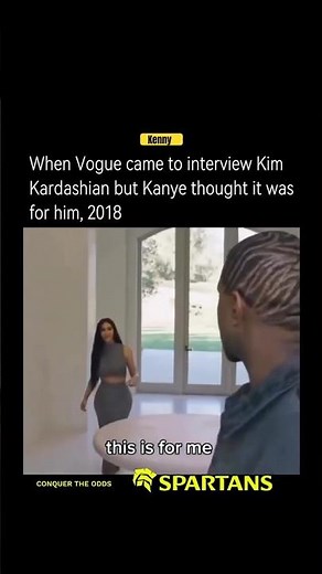 During a 2018 *Vogue* “73 Questions” interview with Kim Kardashian at her home #kimkardashian