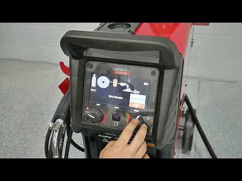 Lincoln Power MIG 360MP Quick GUI Overview