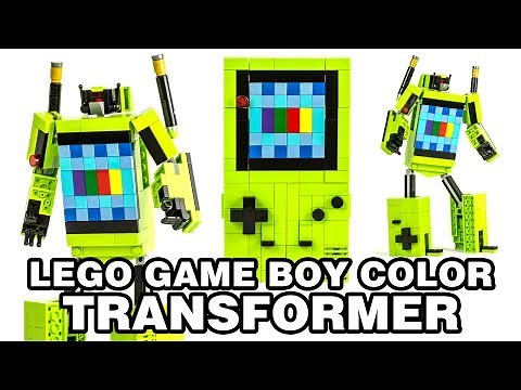 LEGO Game Boy Color Transformer "Prismatis" by Baron Julius von Brunk