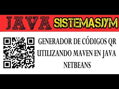 Aprende a generar Códigos QR en JAVA utilizando MAVEN en Netbeans