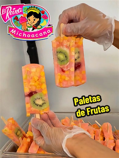 Paletas de Frutas. Disponibles en cualquiera de nuestras sucursales de La Reina Michoacana Paletería y Nevería. Visítanos para probarlas #Paletas #Paleteria #Popsicle #Frutas #Houston