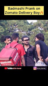 Badmashi Prank on Zomato Delivery Boy🔫 #prank #funny #systumm | Zia Kamal Vlogs