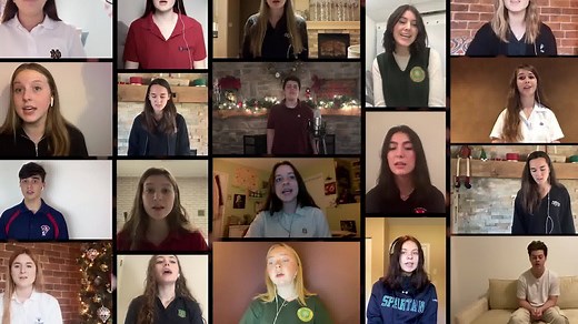 Many thanks to Mr. Gilles Levac, Teacher from St.Joseph's Catholic Secondary School, and Kyle Doucette, Teacher from St. John Catholic High School Spartans, and all of the secondary students from across the board who shared their voices for this beautiful rendition of Breath of Heaven. #Christmas #heisthereasonfortheseason | Catholic District School Board of Eastern Ontario