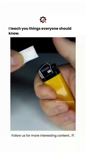 How To Handy on Instagram: "This is a basic DIY technique that uses controlled heat from a lighter to adjust small materials. Brief exposure to warmth can help shrink plastic ends, soften synthetic cords, or seal edges to prevent fraying. The outcome depends on the distance from the flame, the duration of heating, and how evenly the heat is applied. Lower heat + steady movement = cleaner and safer results. ⚠️ Safety reminder: Never aim the flame at yourself or flammable objects. Use short bursts