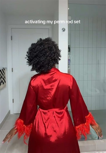 Y’all know what time it is 😭 Let’s activate this perm rod set! ✨ | Perm