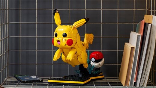First ever collection of LEGO Pokémon now available for purchase as three different sets: Pikachu and Poké Ball, Venusaur, Charizard and Blastoise, and Eevee