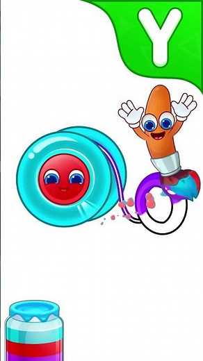 Y is for Yo-Yo! 🎨 In today’s colorful alphabet adventure