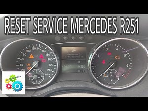 How to reset the service on Mercedes R-Class