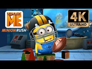Minion rush Quarterback golden costume level 115 gameplay PC 4K