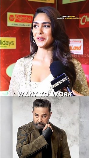 Mrunal Thakur DREAMS Of Dancing With Kamal Haasan? | Mrunal Thakur Interview