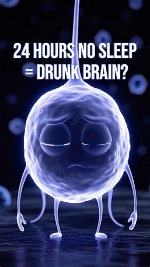 24 Hours No Sleep = Drunk Brain? Staying Mentally Sharp #SleepScience #BrainHealth #MentalSharpness