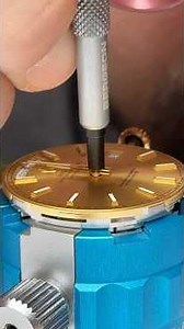 Luxury Watch Dial Refinish | Autumn Tones & Before/After Result #watchrepair #watch #watchservice