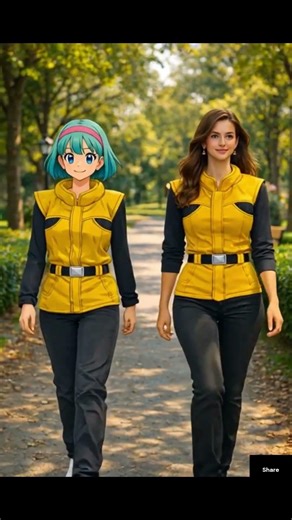 What If Bulma Was Real? 💙 | Bulma Cosplay vs Anime #Shorts