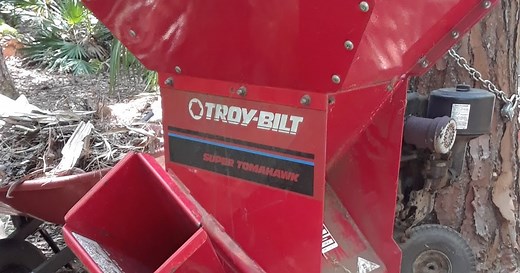 Troy-Bilt Wood Chipper - Super Tomahawk = Our No. 1 Tool For Better Composting