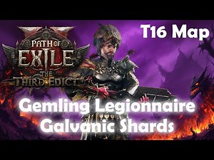 Path of Exile 2 0.3 - Gemling Legionnaire (Galvanic Shards and Siege Ballista) in End Game T16 Map