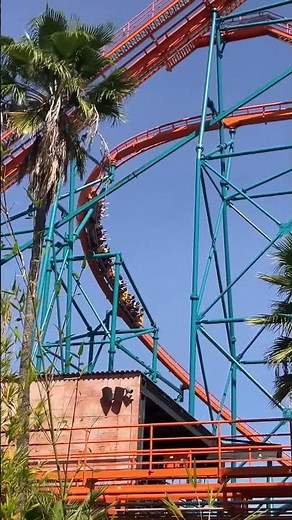 Off-ride Goliath at Six Flags Magic Mountain #rollercoaster #sixflagsmagicmountain #sixflags #ride