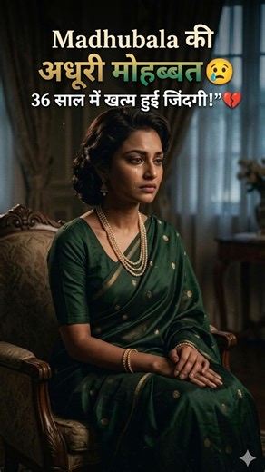 Madhubala की अधूरी मोहब्बत 💔 36 साल में खत्म हुई कहानी 😢