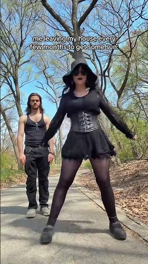 Korn Dancing in the Sun🤯 #goth #dance #gothgirl #victoriangothic #gothic #trend #korn #summer