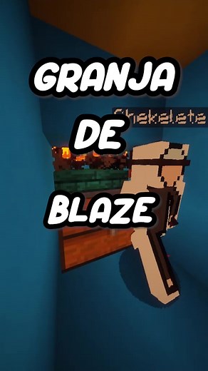 Construcción de Granja de Blaze en Minecraft