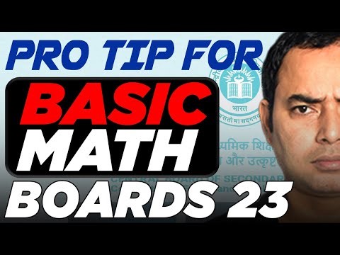 Basic Math Tips | Class 10 Board Exam 2023