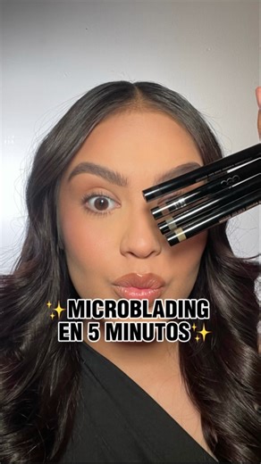 8.4K views · 121 reactions | Microblading en 5 minutos  ¿Deseas unas cejas definidas y naturales sin salir de casa? 樂 Microblading Color Brow ️será tu mejor aliado para lograr el efecto que estás buscando.  Quédate a ver este tutorial  y aprende la mejor técnica para utilizarlo. 朗 #microblanding #makeup #goc #tutorial #tendencia | GOC Make Up | Facebook