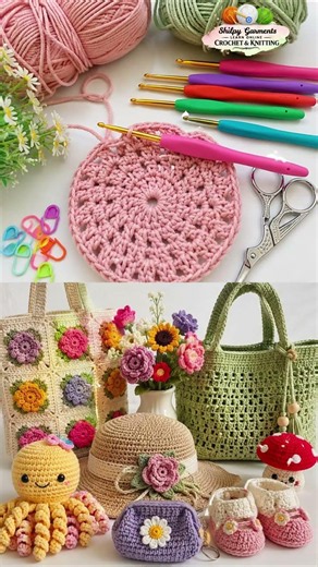 5 Basic Crochet Stitches Every Beginner Must Learn | Crochet for Beginners #Shorts