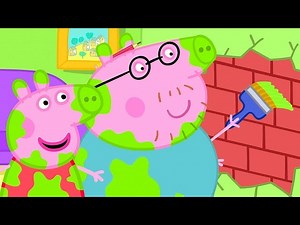 Peppa Pig Helps Daddy Pig Tidy The House   Peppa Pig Official Channel 4K Family Kids Cartoons - Videos For Kids