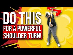 BIG SECRET To a STRONG Pivot & SHOULDER Turn in Golf Swing! 🏌️‍♂️