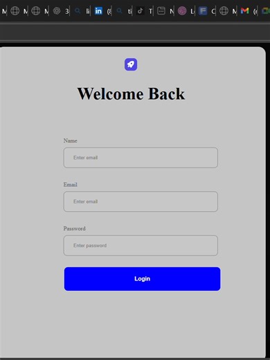 So today I built a login page using HTML, CSS and JavaScript. At first, I was confused about how to get the user’s name, but after practicing input handling and events, I figured it out. Now when you click login, it greets you with your name. This might be small, but for beginners, this is a big win. #JavaScriptBeginner #WebDevJourney #CodingTok #LearningToCode #FrontendDev#JavaScript #FrontendDevelopment #WebDevelopment #LearningInPublic #UIUX #uiuxdesigner #uxdesigner