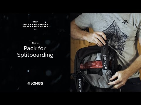 How To Splitboard: Packing A Backpack