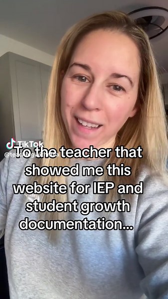 I could kiss the teacher that showed me this website for IEP and student growth documentation 😭😭 comment YES if you want the link! #iep #elementaryteacher #teacherlife #teachertok #teachersbelike