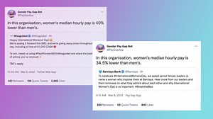 Behind the Twitter Bot Posting the Gender Pay Gap of Brands Celebrating IWD